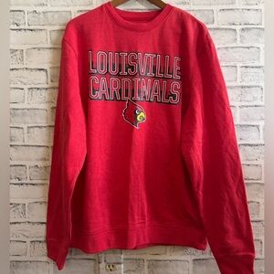 NWOT! Captivating University of Louisville Cardinals super soft CN sweatshirt M